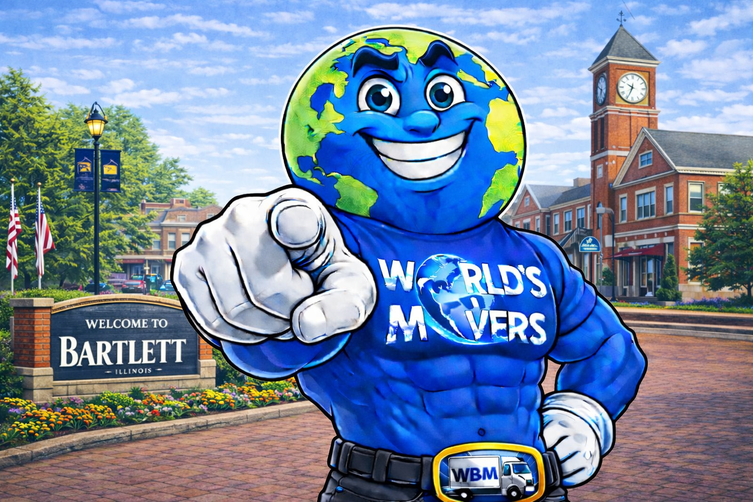 Bartlett IL movers from World's Best Movers serving homes and apartments in Bartlett Illinois