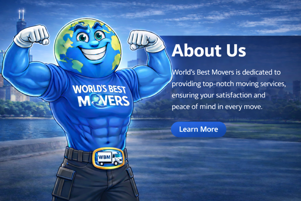 World’s Best Movers professional moving crew protecting furniture during a Chicago move