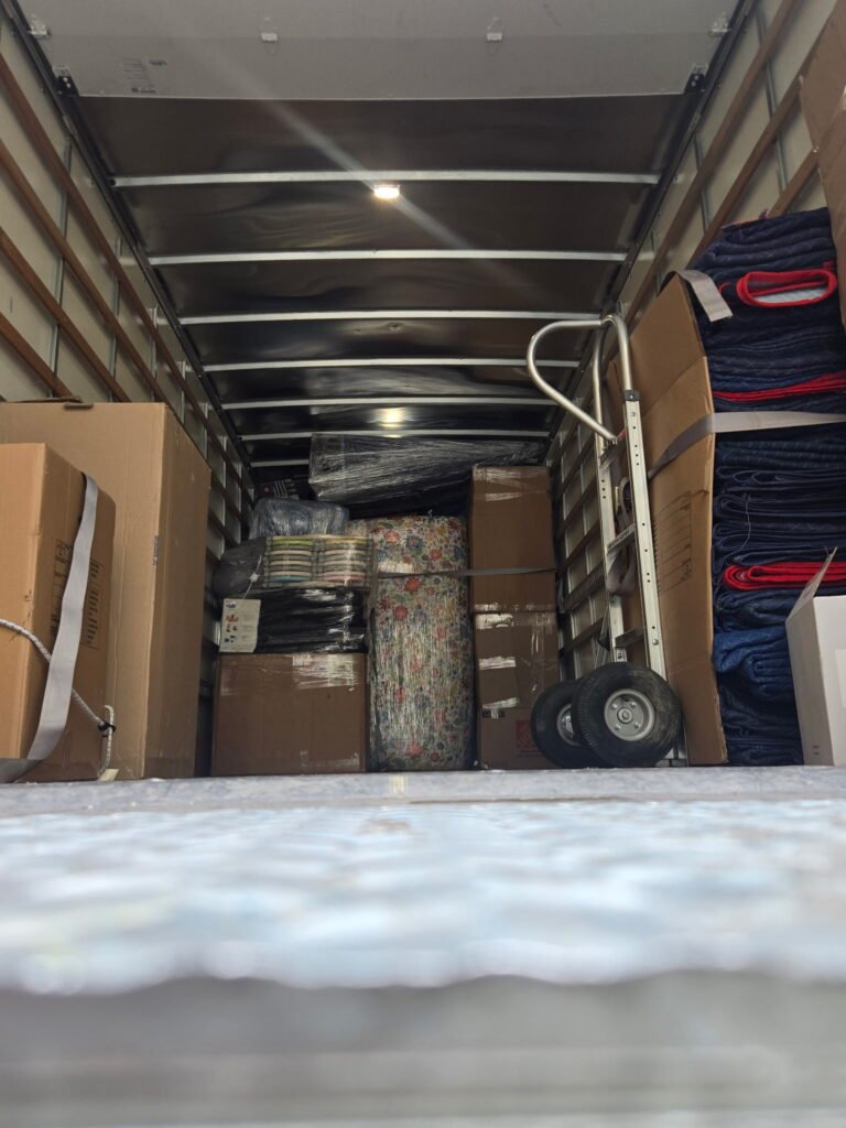 Chicago moving company professionals at work on a real job