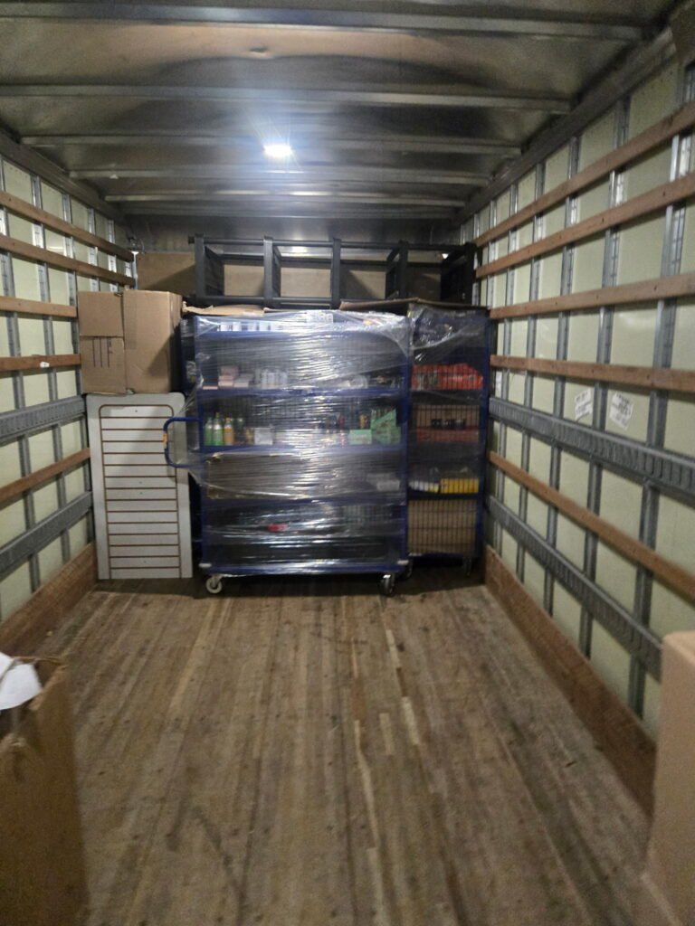 Experienced Chicago movers working carefully during a local move