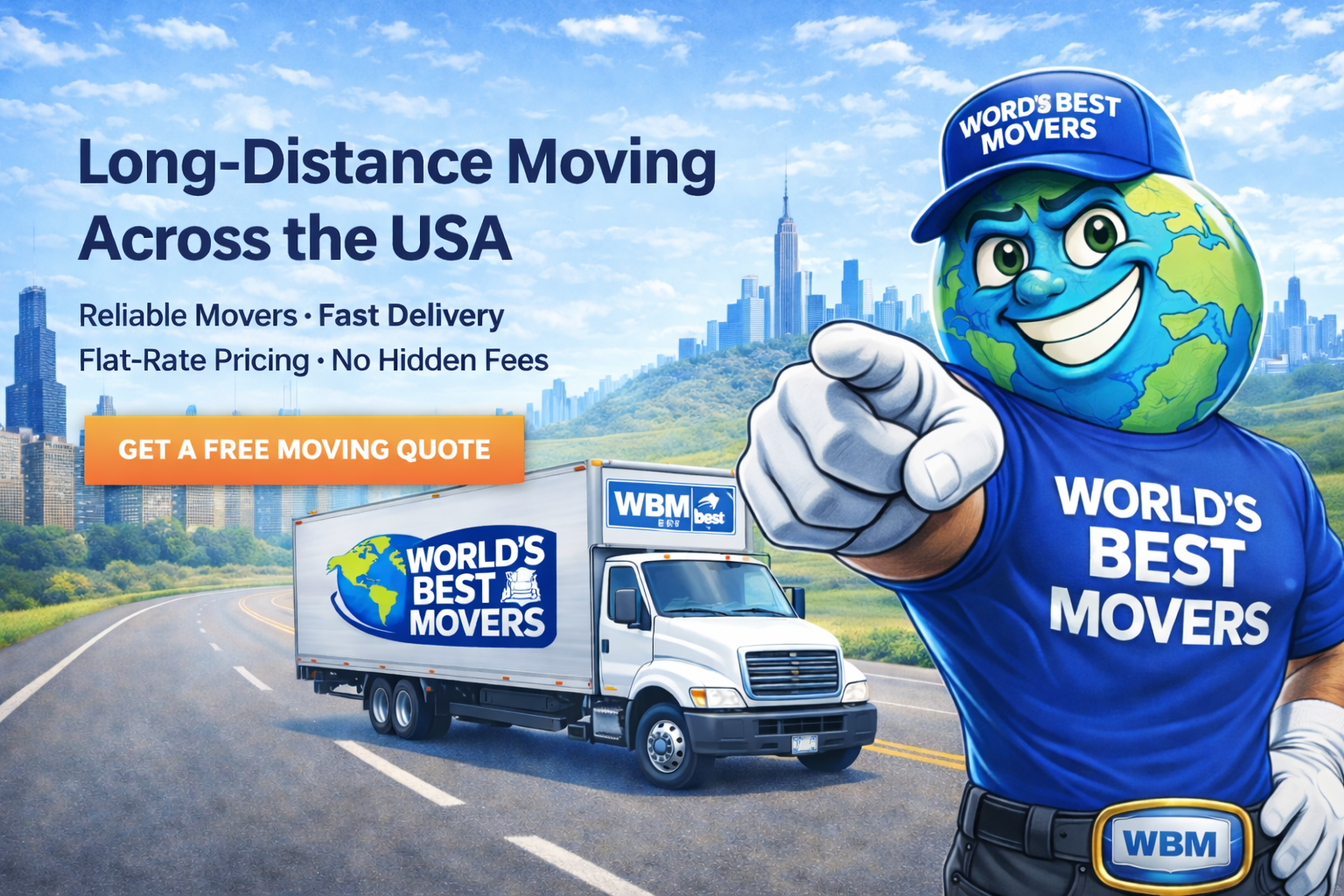 Chicago long distance movers - World's Best Movers interstate moving services