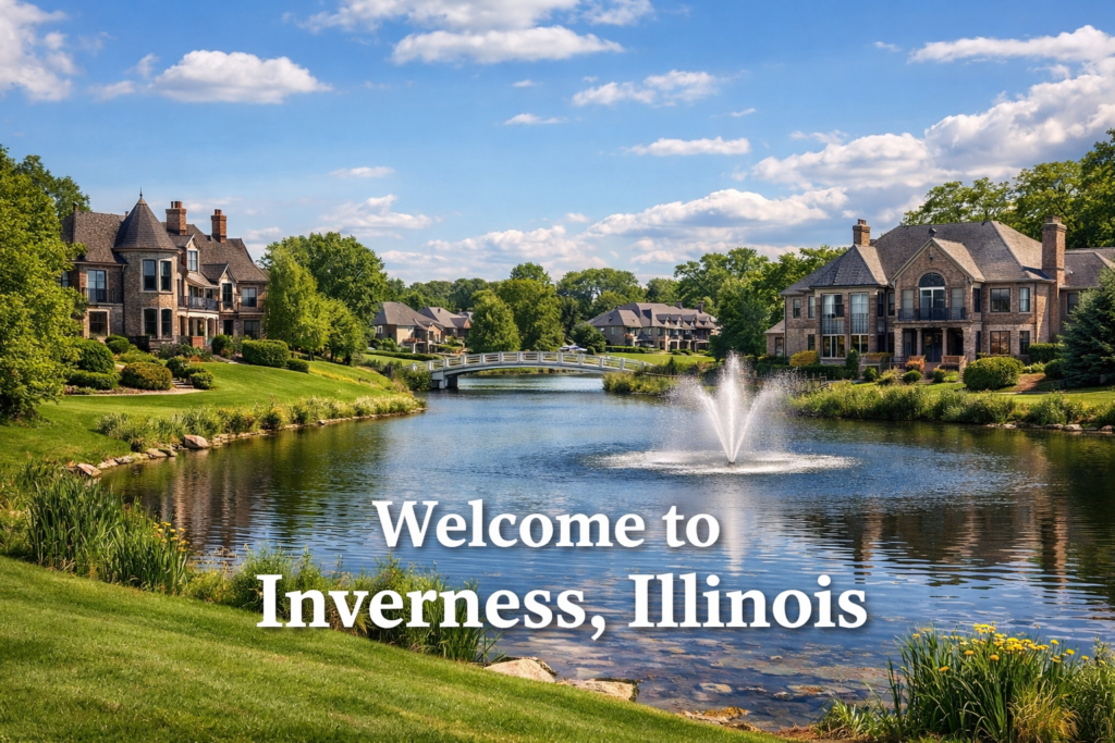 Welcome to Inverness Illinois luxury neighborhood