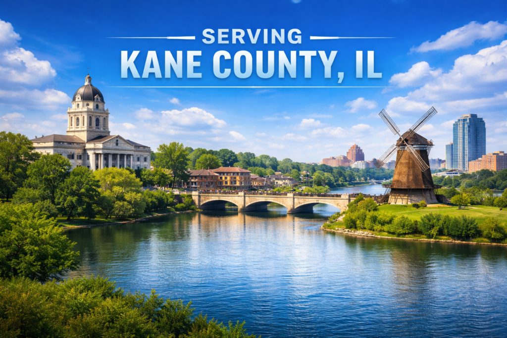Kane County Illinois movers serving Aurora Geneva Batavia Elgin and Saint Charles