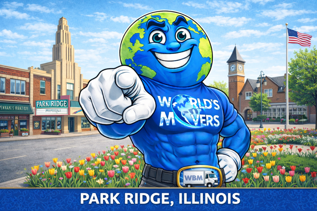 Park Ridge movers from World's Best Movers providing professional moving services in Park Ridge Illinois