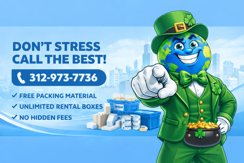 World's Best Movers St Patrick's Day Mascot