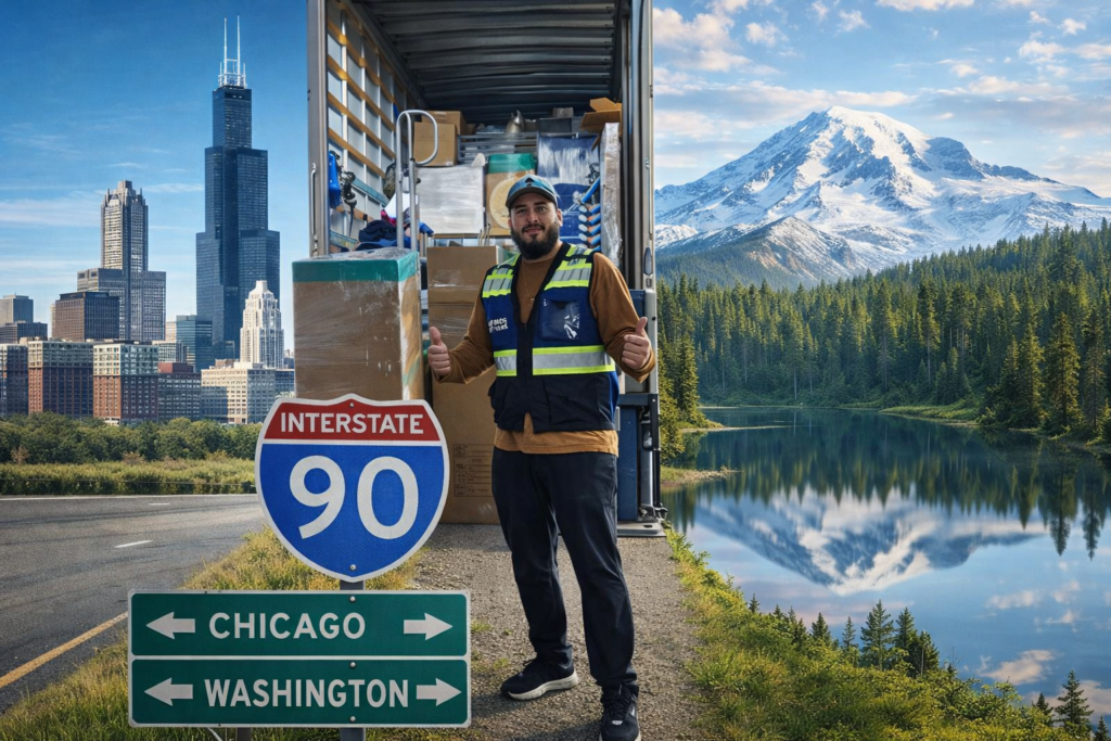 Chicago to Washington State moving company