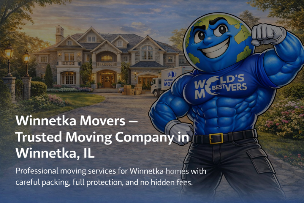Winnetka movers handling luxury home relocation in Winnetka Illinois