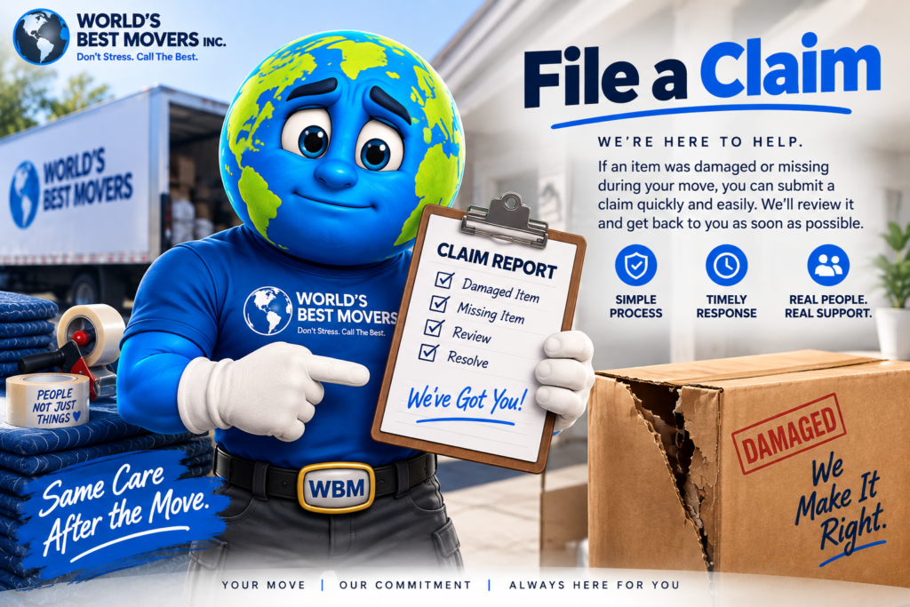 File a Claim - World's Best Movers