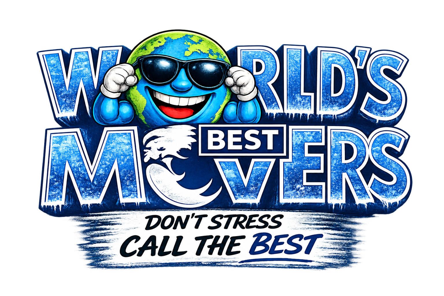 Globy, the World's Best Movers mascot