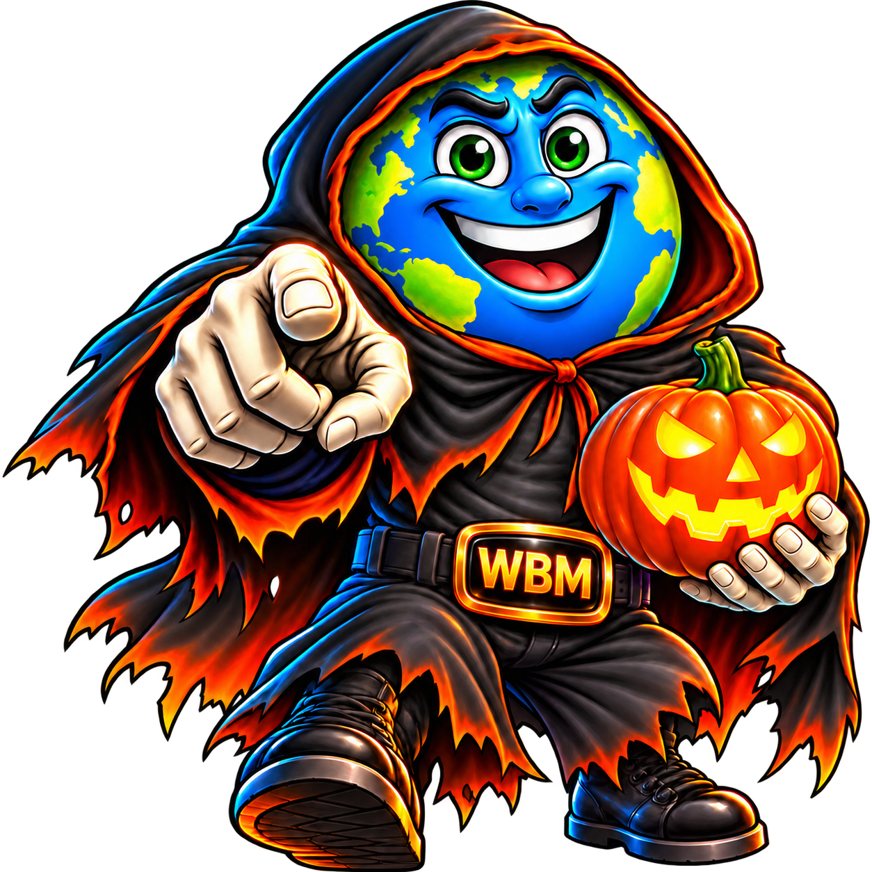 World's Best Movers Halloween Globy